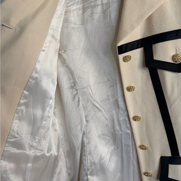 Escada Couture Cream and Black Vintage Women's Jacket - Picture 12 of 16